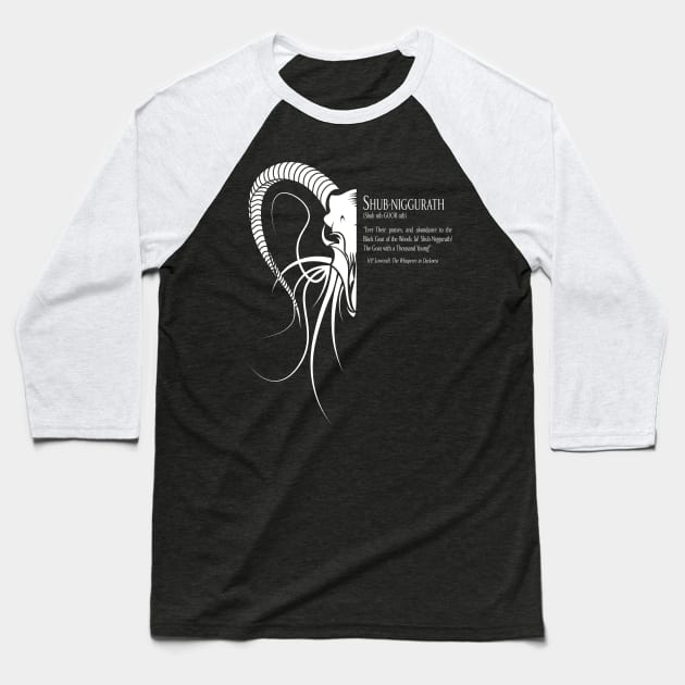 Shub-Niggurath II Baseball T-Shirt by Deefurdee